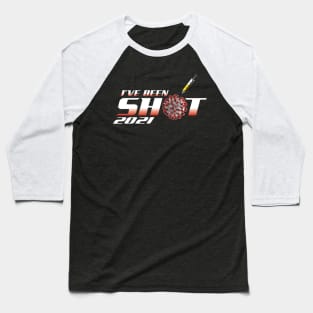 I Got Shot Reverse Logo Baseball T-Shirt